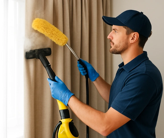 Trusted curtain steam cleaning technician Matty Curtain Cleaning north-balgowlah-nsw QLD