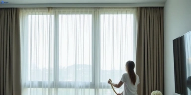 Delicate sheer drape cleaning north-balgowlah-nsw Matty Curtain Cleaning