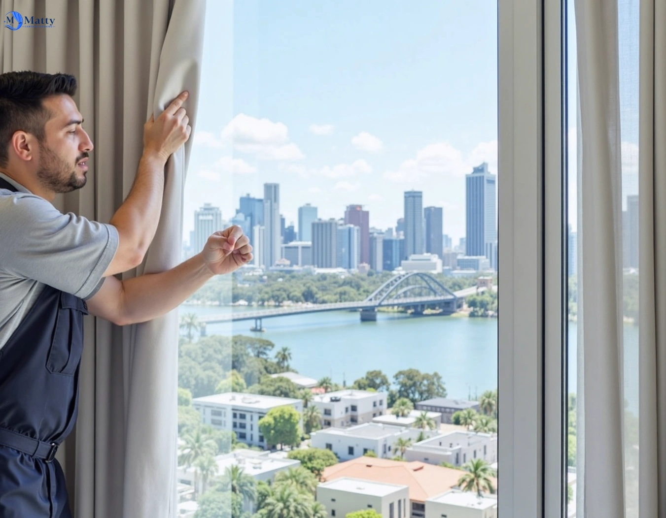 Professional curtain steam cleaning service north-balgowlah-nsw QLD by Matty Curtain Cleaning